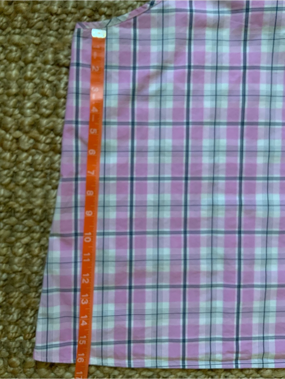 J.Crew Pink Plaid Halter Top XXL - Picture 3 of 6